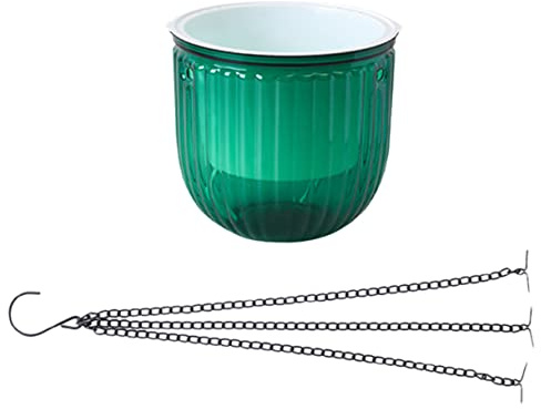 JOINPAYA Maceta Colgante De Autorriego Maceta De Drenaje para Plantas Colgantes para Jardín Exterior o Interior Ventana