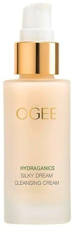 Ogee Silk Dream Facial Cleanser Cream - Certified Organic Daily Face Cleanser - Effectively Cleanses, Hydrates & Moisturizes with Bioactive Peptides - Travel Size (1 oz | 30mL)