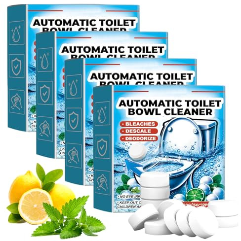 48 Comprimés Bloc Wc Nettoyant Toilette Wc Pastille Toilette Toilet Cleaner Convient pour Rafraîchir Nettoyer Désodoriser Et Éliminer Les Saletés des Cuvettes Et des Urinoirs