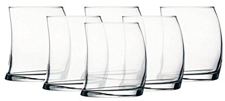 Pasabahce Lot de 6 verres à whisky 370 cc