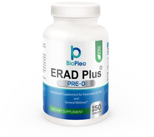 ERAD Plus Pre-D Nutritional Supplement for Metabolism Support (150 Tablets), Trusted Since 2018