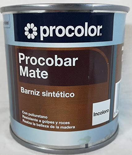 BARNIZ SINTETICO PROCOBAR MATE INCOLORO 250ML