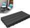 Froadp WPC Fliesen Set, 30x60 cm WPC Terrassenfliesen Klickfliesen, Holz Kunststoff Bodenbelag mit Drainage, Wasserdicht & Rutschfest, Korrosionsbeständig für Balkon & Terrasse, 3m², Anthrazit