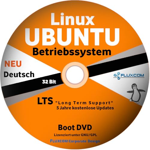 Linux Ubuntu 16.04.6 LTS 32 Bit Betriebssystem auf DVD