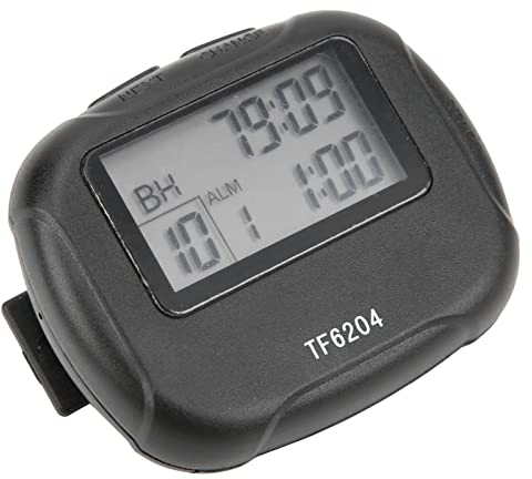 HERCHR Temporizador De Intervalos, Cronómetro Electrónico ABS, Entrenadores, árbitros, Cronómetro De Segmento para Estudiar Deportes, Yoga, Entrenamiento De Boxeo