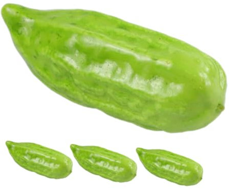 VOSAREA 4pièces Décoration De Faux Gourd Amère Accessoires Végétaux Artificiels pour Décor Intérieur Et Extérieur Réalistes Et