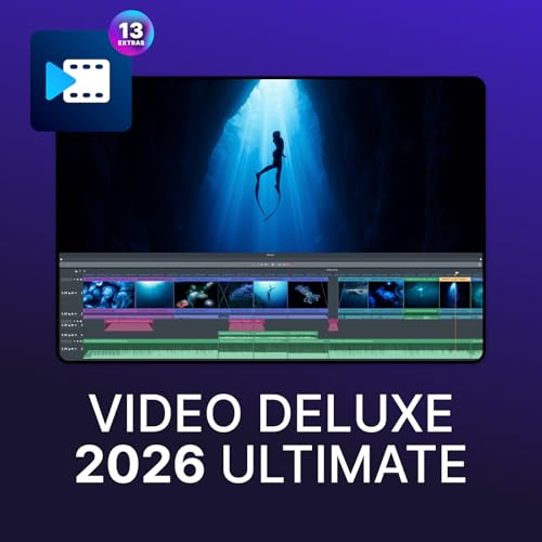 MAGIX Video deluxe Ultimate 2026 - Videobearbeitung für alle | Videobearbeitungsprogramm | Videoschnittprogramm | für Windows 10/11 PC | 1 Download Lizenz für 2 Geräte