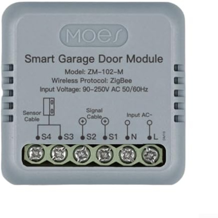 För Tuya för smart switch för garagedörröppnare med för ZigBee-integration kompatibel med för Alexa och hemplattformar som ger fjärråtkomst och säkerhetsvarningar
