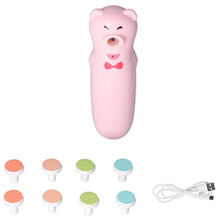 Cortauñas para bebés Cortauñas eléctrico con luz LED Operación silenciosa Velocidad ajustable para recién nacidos Bebés Niños pequeños Adultos Material ABS 12,2 cm 8 cabezales de