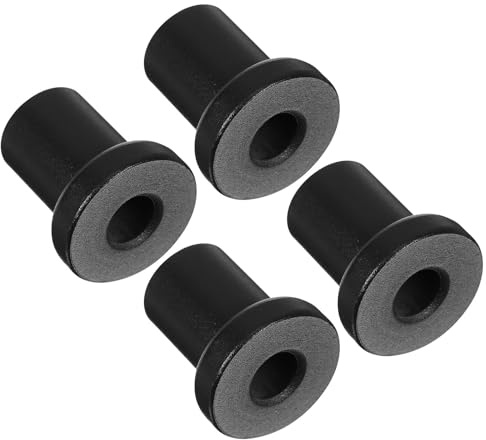Tofficu 4 Entretoises en Acier au Carbone 30x35 Mm pour Porte Coulissante de Grange, Quincaillerie pour Rail Plat, Kit de Fixation Murale, Accessoires Robustes pour Portes Coulissantes