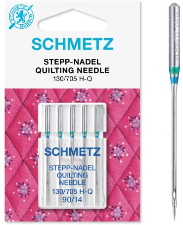 Schmetz Sewing Machine Quilting Needles - Size: 90/14