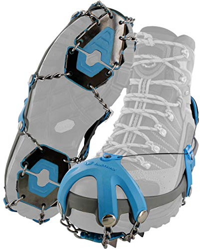 YakTrax Summit Spikes Schneeketten – Carbonstahl-Spikes mit Boa Verschluss, maximaler Grip auf EIS & Schnee, ideal für Winterwandern, Trailrunning & Jagd, unverzichtbar bei Kälte, M