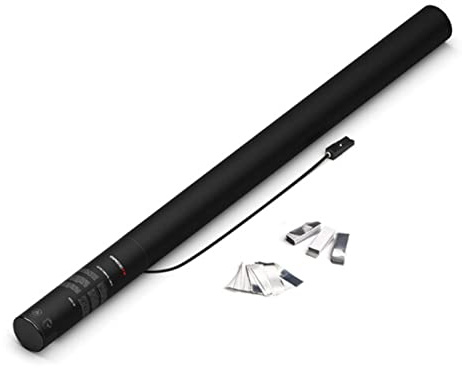 MagicFX Electric Cannon 80cm Metal Confetti Silber & Weiß - Konfetti