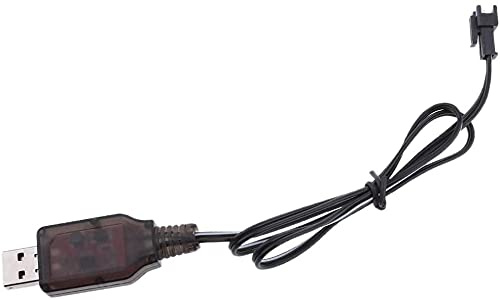 YUNIQUE GREEN-CLEAN-POWER - USB Laddningskabel SM-2P | 250mAh Utgång för RC Bilar, RC Helikopter | Kompatibel med Batteri Lipo 6V | Hög Kvalitet, Plast
