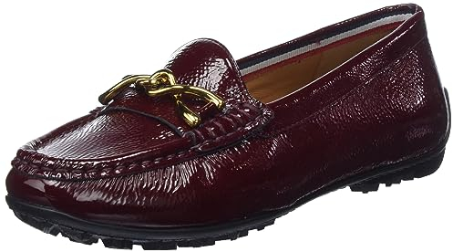 Geox Damen D KOSMOPOLIS + Grip Moccasin, DK Burgundy, 37 EU