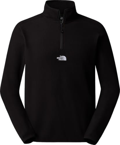 The North Face Glacier 1/4 Zip - Embroidered Logo Pullover da Uomo TNF Black/Npf XXL