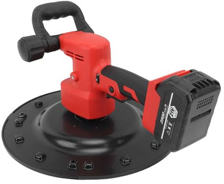 Paleta eléctrica, 6 Niveles, 38 cm, mortero de Cemento, máquina pulidora for Alisar Paredes, Paleta eléctrica de Mano for Masilla de Cemento, mortero de Yeso, hormigón, 80‑240V for decoración (en