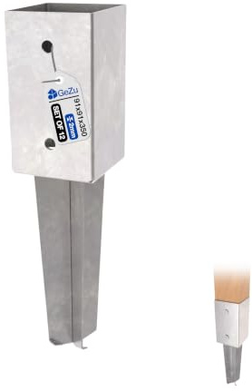 GeZu Impex Soporte para poste 91 x 91 mm Juego of 12