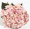 VATTEN HOME Flor Artificial, 45CM,5CM, POLIÉSTER, Polietileno, Hierro, Blanco, DECORACIÓN DE Interiores, SE Puede Utilizar para ARREGLOS Florales Y ENVASES DE Ramos (Rosa Hortensia)