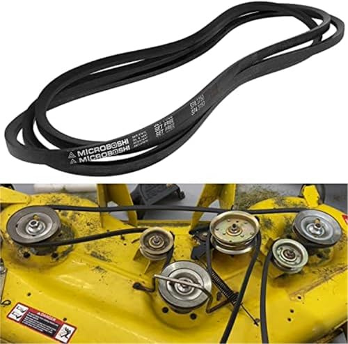 DEMULAX Gräsklippare 48 Däckbälte kilrem passar, for John Deere, GX21833 GX20571 D140 D150 D160 L120 L130 LA130 LA140 LA145 LA155 LA165 X140 etc. Trädgårdstraktor drivrem(1pcs)