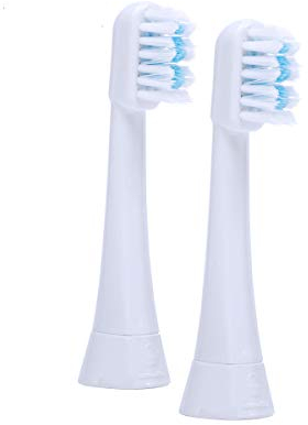 2 x MEGASONEX M8 Ersatz-Bürstenköpfe medium - Ersatzbürsten für die Megasonex M8 Ultraschallzahnbürste