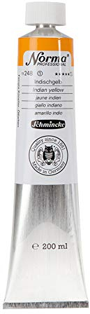 Schmincke – Norma® Professional - feinste Künstler-Ölfarben, Indischgelb - 200 ml