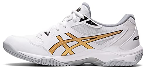 ASICS Gel-Rocket 10 Volleyball Shoe White/Pure Gold 11.5 D (M)