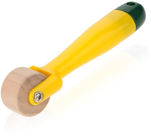 Mozeat Lens Quiltnahtroller Seam Roller Tapezierroller 2,3 cm x 15 cm Nahtroller zum Quilten Nähnahtroller Werkzeug Quilten Naht Walze mit griffigem Griff für Druck Tinte Tapeten Hausedekoration