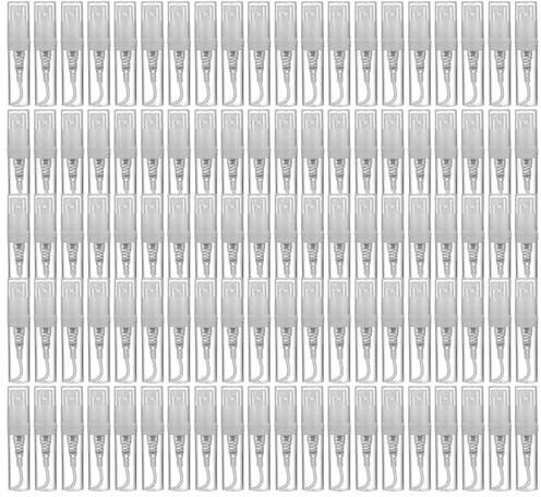 Luabue 100 PCS Mini Flacone Spray da 2 ml Flaconi Spray Vuoti Trasparenti Bottiglie Vuote Per Atomizzatore Di Profumo Flacone di Nebulizzatore per Profumo, Liquido