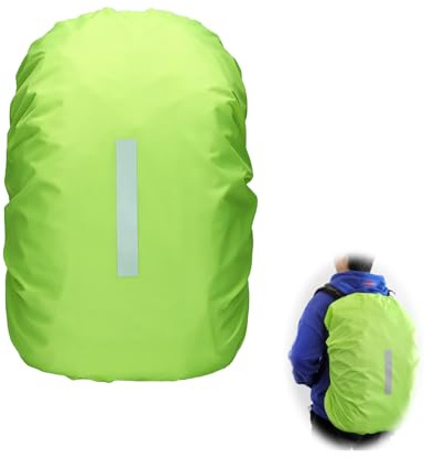 Joysuelly Housse de Pluie Sac à Dos, Housse de Imperméable pour Protection Sac à Dos Pluie avec Bandes réfléchissantes Anti Pluie pour Camping Randonnée Voyage Cyclisme, 30-40L