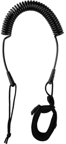 Reccisokz 1 Piece SUP Paddle Board Strap Leash 10 Inch Surfboard,Sup Leg Rope Strap Stand Up Paddleboard Leash (Black)