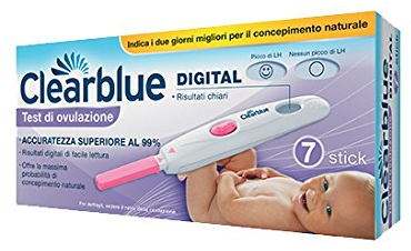 Test di Ovulazione Clearblue Digitale, Può aiutarti a rimanere incinta, 1 Portastick Digitale e 10 Sticks