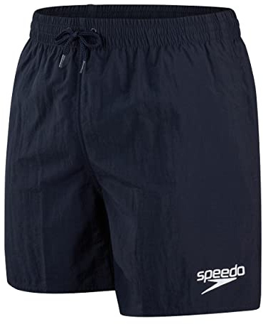 Speedo Men's 16 Watershort Swiming Trunks| Quick Dry | Comfortable Fit | Clasic Style | Drawstring Waist, True Navy, L