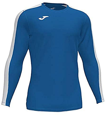 Joma Hombre Camiseta Juego Manga Larga, Royal Blanco, XXL-3XL