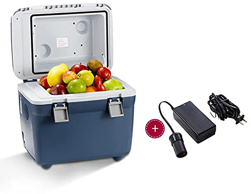 XIAOLIN 20 L Compressor Cooler, Blue, Cool Box 12V DC / 100-240 V AC, Mini Fridge For Car, Truck, Boat, Motorhome And Power Socket [Energy Class A+]