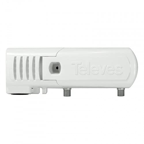 Amplificatore per abitazioneF, equalizzazione 1 uscita: VHF/UHF + C. Ritorno passivo, DOCSIS 3.0 - TELEVES 553304