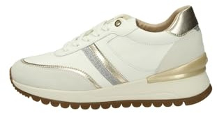 Geox D Desya A, Zapatillas Mujer, White/Off White, 41 EU