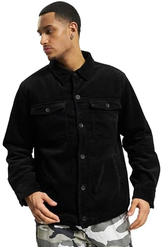 Brandit Corduroy Jacket, Color: black, Size: 3XL