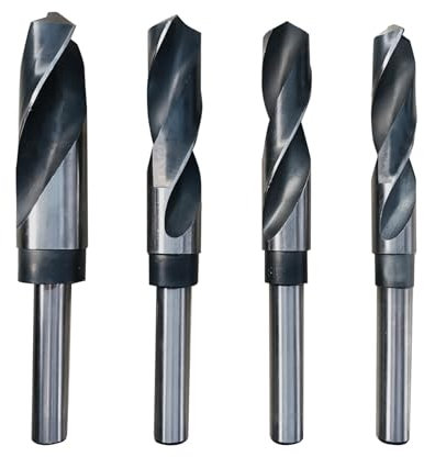 NORTOOLS Schmied Bohrer 4 Stück HSS Elektrowerkzeuge Set mit 1/2 Zoll Schaft für Bohren Eisen Holz Stahl 16-25mm