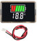 Jadeshay Batteriekapazitätsmonitor, Batteriewächter 12v Batteriekapazität Spannungsprüfer Stromzähler Batterie Monitor 8–100 VDC für Autos Boote Wohnmobil