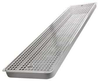 SWAYVES Kegerator Drip Tray, Stainless Steel Keg Drip Tray, Beer Tower Drip Pan for Desktop Hotel Restaurant Cafe Pub
