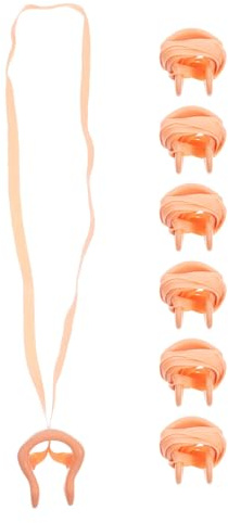 ORFOFE 7 Pezzi Clip Nasali per Nuoto Impermeabili in Silicone con Cordino, Set da 7 Pezzi per e Adulti, Tappi Nasali Antiscivolo per Sport Acquatici e Immersioni con Custodia Igienica