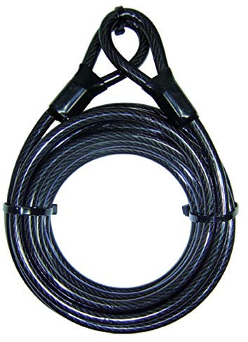Security Plus 12024701 Schlaufenkabel LK, Schwarz