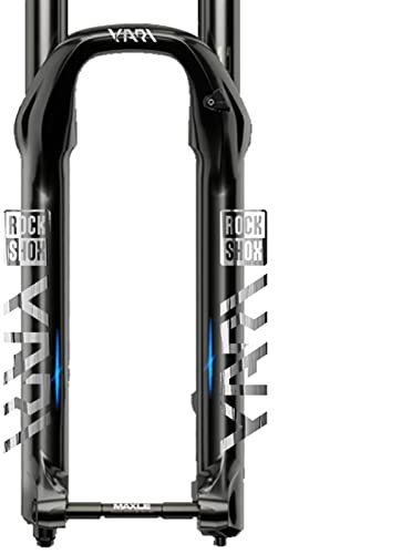 BUSEB Fahrradfrontgabelaufkleber Rockshox Y.A.R.I Mountain Bike Front Fork Decals Bike Accessoires (Color : Bright Silver)