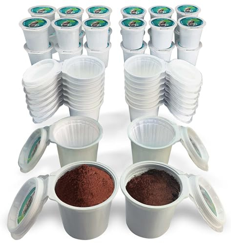 42 iFillCup Fillable K Cups - Ultrafine Filter for Sediment-Free Brew, Universal K Cup Brewer Compatibility, DeepBrew Holds 50% More Coffee for Insanely Rich Brews (Green)