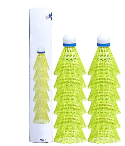 Balón de entrenamiento de bádminton de nailon para lanzadera de bádminton | Equipo deportivo para un uso duradero | Entrenamiento de práctica de impacto de alta velocidad pelotas de bádminton para