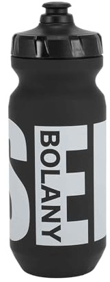 BULLSPANN Borraccia Ciclismo 610ml Anti-Perdite, per bicicletta sportivo, per Palestra, Fitness, Bici, Yoga, Campeggio, Nero Scuro