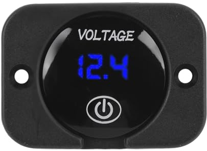 Fdit Controllo Interruttore Display Tensione LED Pannello Display Digitale 5-48 V - Misuratore Batteria per Auto, Moto, Camion, SUV