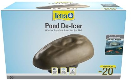 TetraPond De-Icer, Thermostatically Controlled Winter Survival Solution For Fish, UL Listed