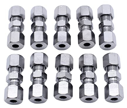 SHLPDFM 10x Bremsleitungsverbinder 4,75mm für Bremsleitung ohne zu bördeln Verbinder